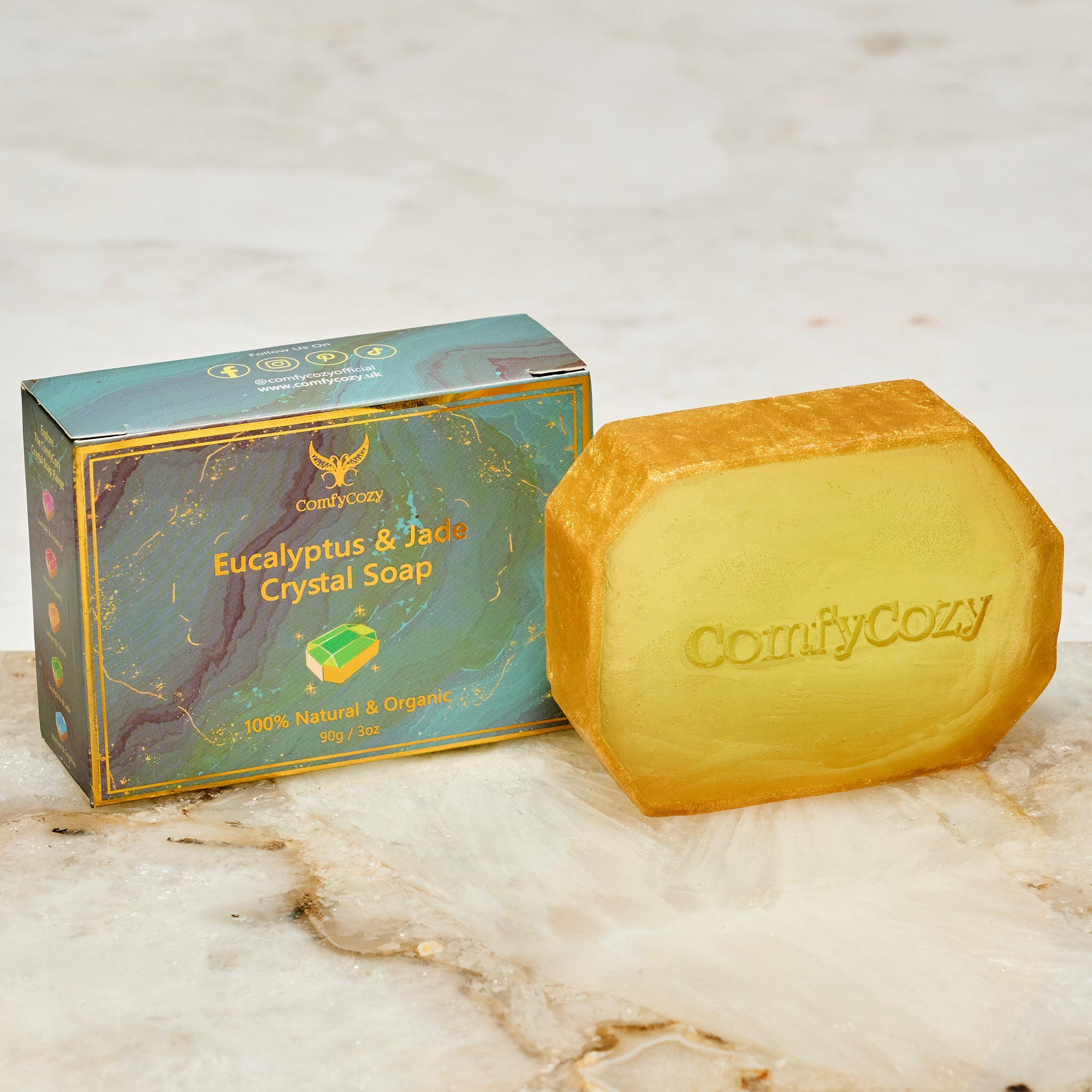 ComfyCozy Crystal Soap Natural Organic Soaps Bars Hand Soap