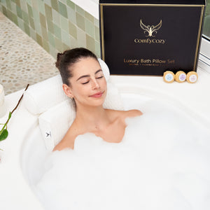 ComfyCozy Bath Pillow Gift Set
