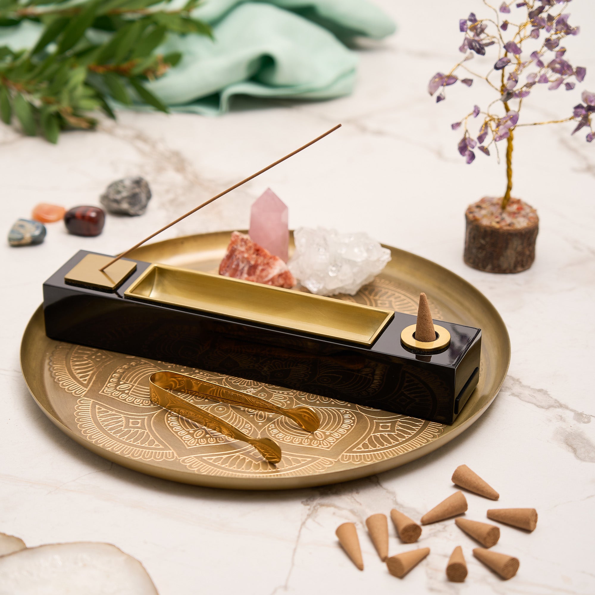 ComfyCozy Japanese Incense Burner Set