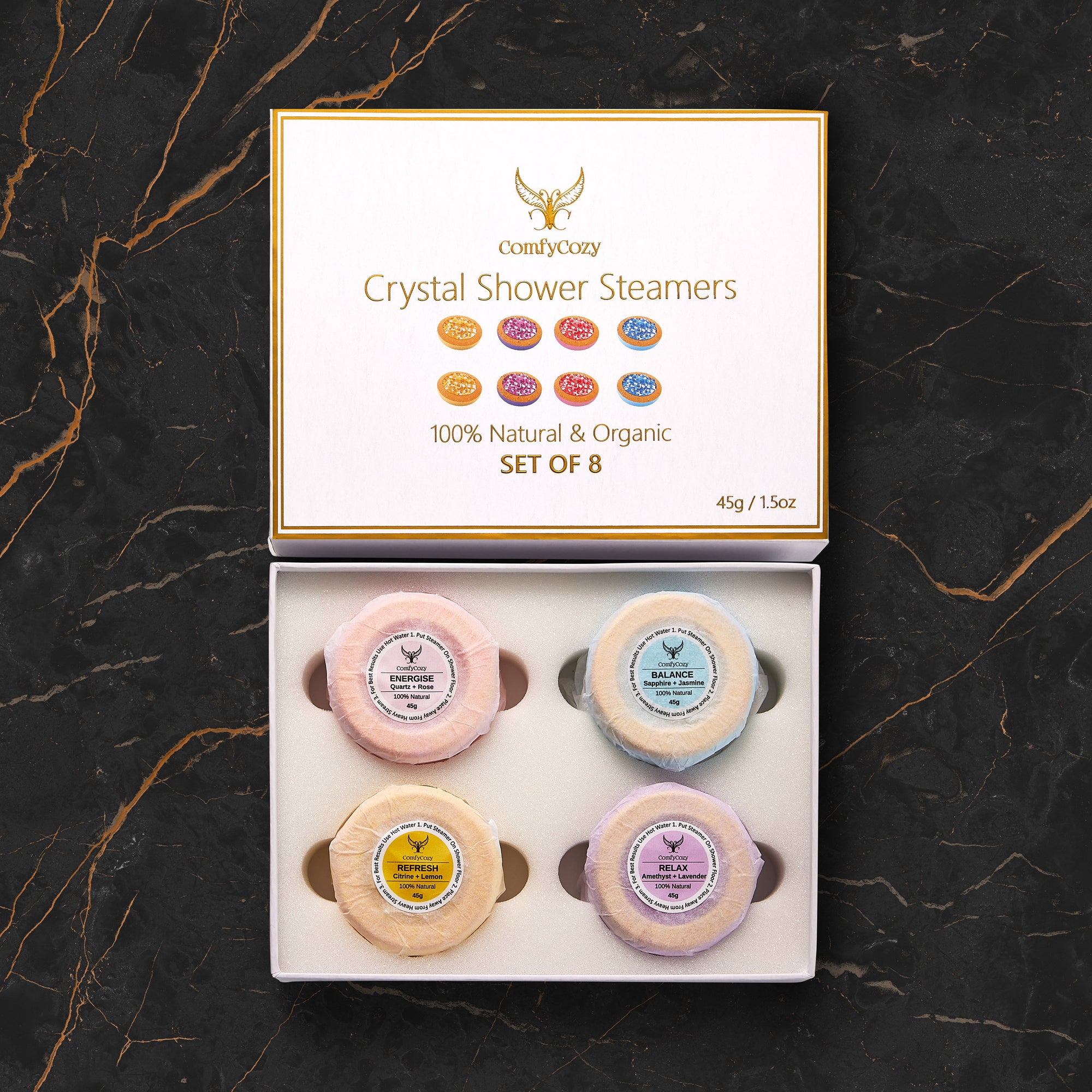 Crystal Shower Steamers