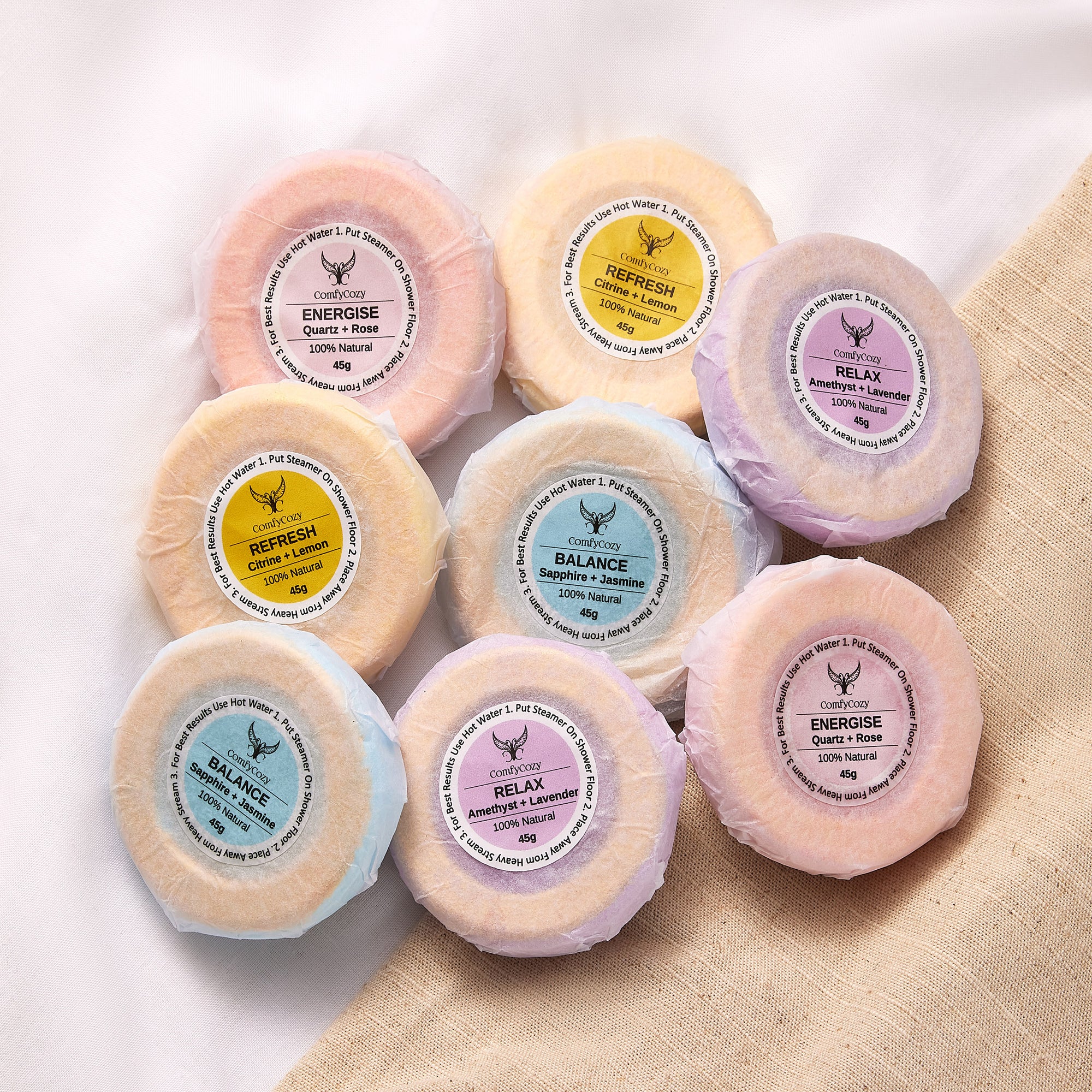 ComfyCozy Crystal Shower Steamers