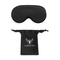 1 x ComfyCozy Silky Plush Eye Mask & Silky Plush Pouch (21x10cm)